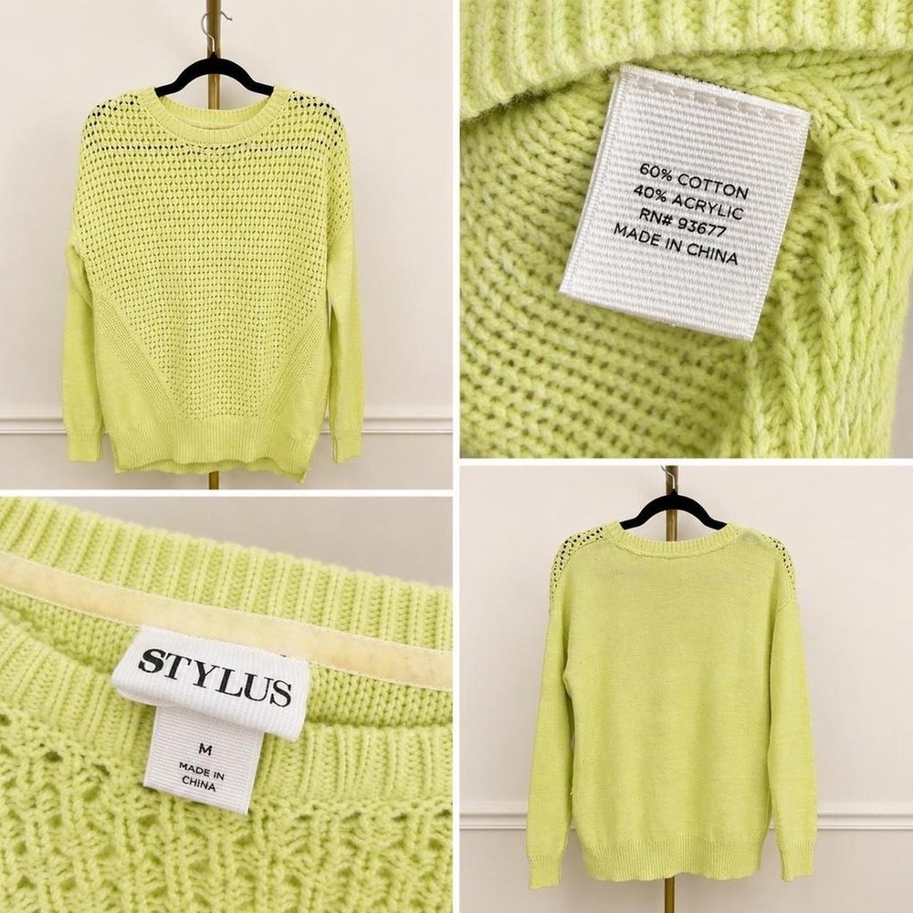 Stylus Lime Green Sweater